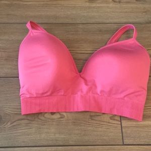 Athleta pink sports bra